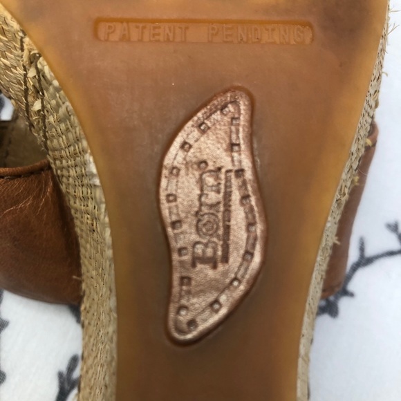 Born Leather Strap Wedge Sandles - Picture 6 of 11